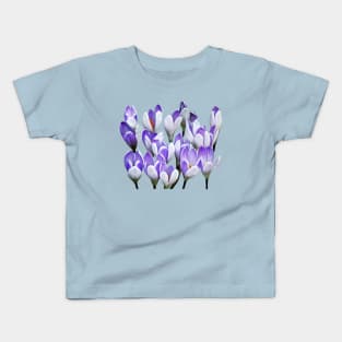 Crocuses - Cluster of Crocuses Kids T-Shirt